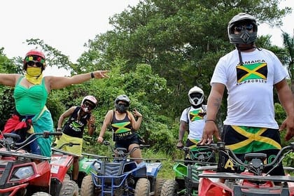 ATV Nature Ride and Sunset Tour at Ricks Cafe from Montego Bay