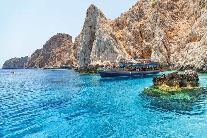 Suluada Island Boat Tour Sunset BBQ Dinner & Transfer from Kemer 4