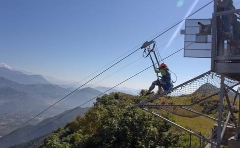 Zipline Adventure Over the Himalayas in Pokhara, Nepal
