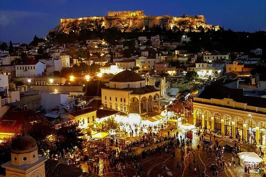 Private Athens Illuminated Sights Tour