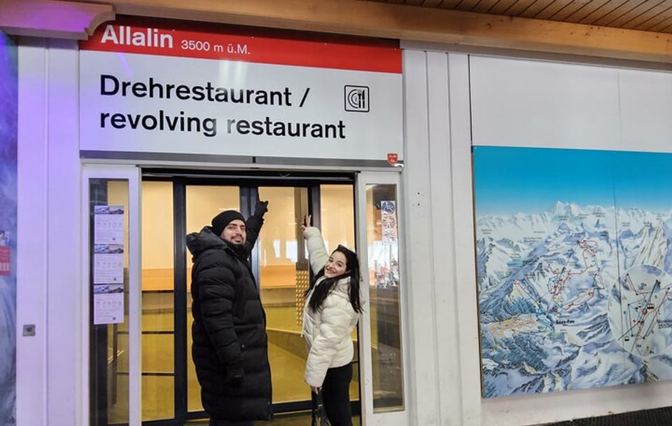 Zurich Day Trip: Allalin, The Highest Revolving Restaurant