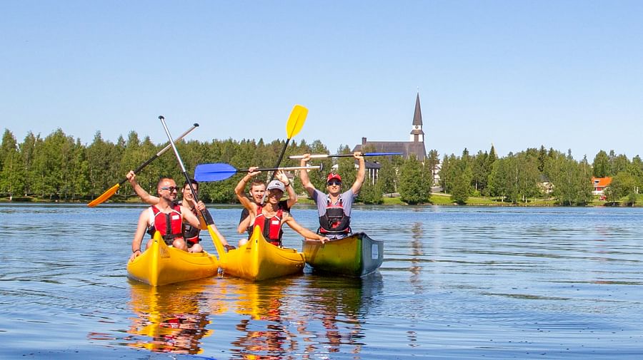 Cultural Canoe Trip around Rovaniemi