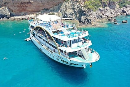 Kemer Mega Star Boat Trip with Lunch Round Transfer