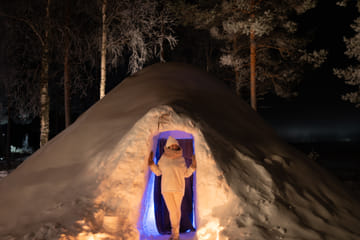 Overnight Stay in a Snow Igloo in Kemijärvi, Finland