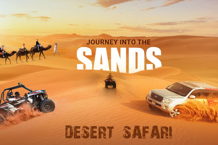 Desert Safari with 1 hour Quad Biking & BBQ dinner