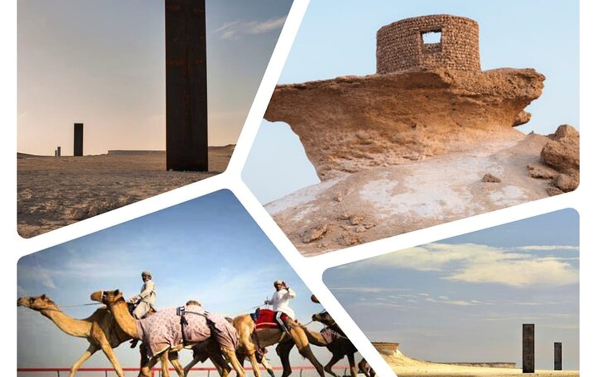 West Coast tour, Zekreet, Richard Serra Sculpture, Mushroom Rock Formation