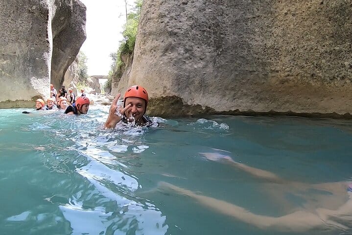 Canyoning Rafting and Zipline Adventure from Side