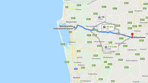 Colombo Airport (CMB) to Nittambuwa City Private Transfer