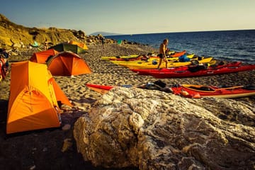 Sea Kayak Expedition and Camping in Chania, Crete
