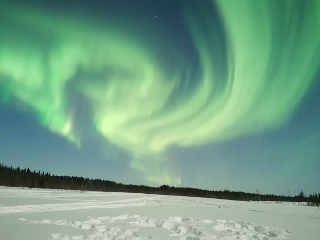 Northern Lights Sledge Ride 7