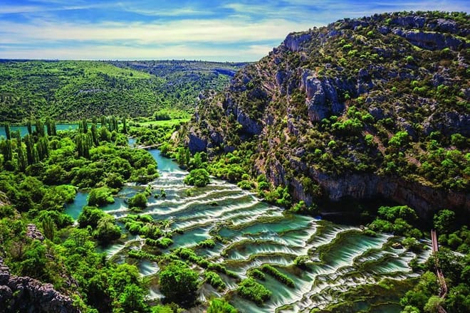 National Park Krka Waterfalls