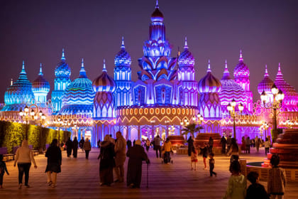 Dubai Miracle Garden & Global Village visit with Private Transfers