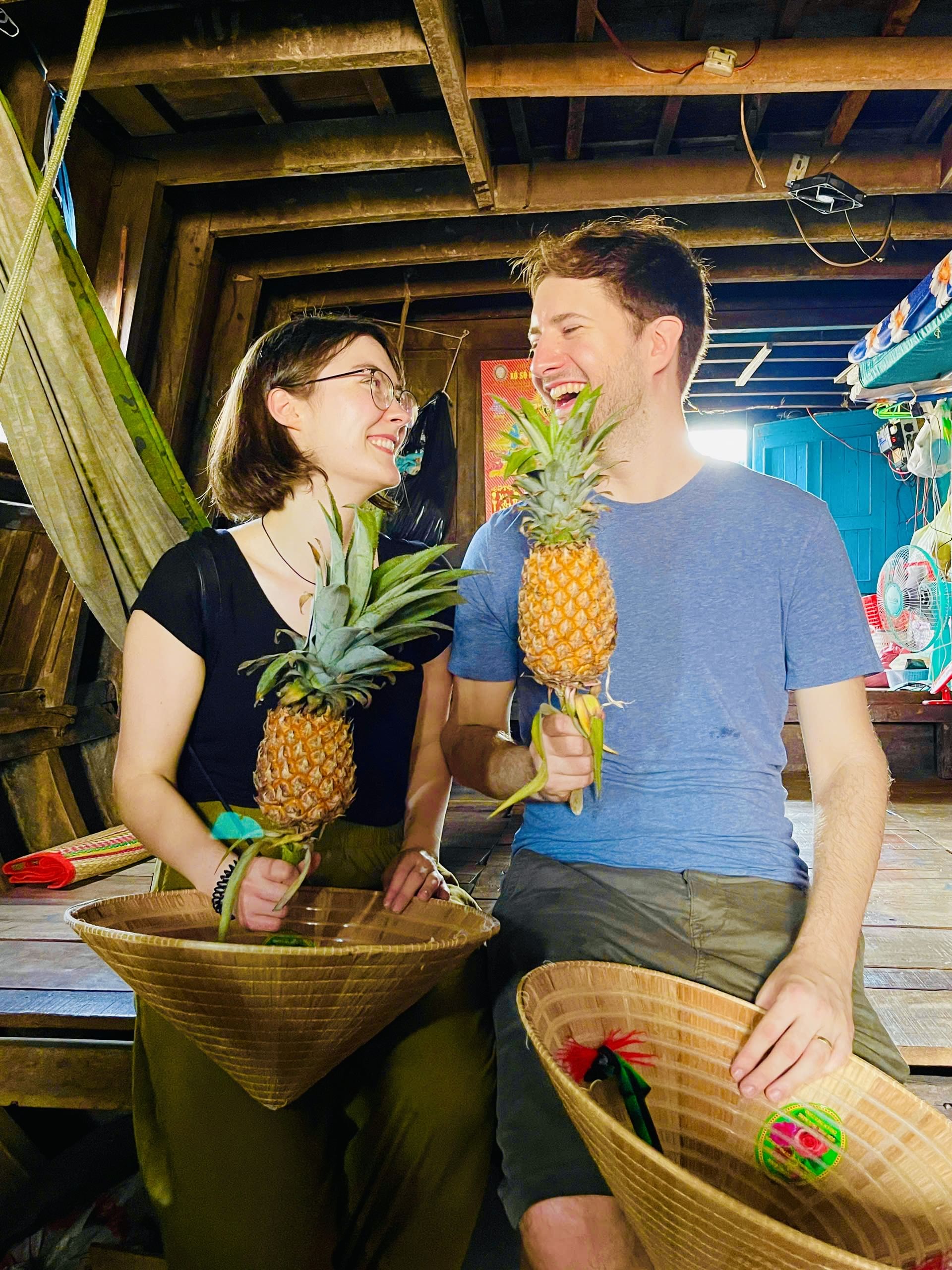 Cai Rang floating market boats Can Tho Mekong Delta