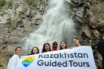Issyk Lake with Turgen (Bear) Waterfall tour