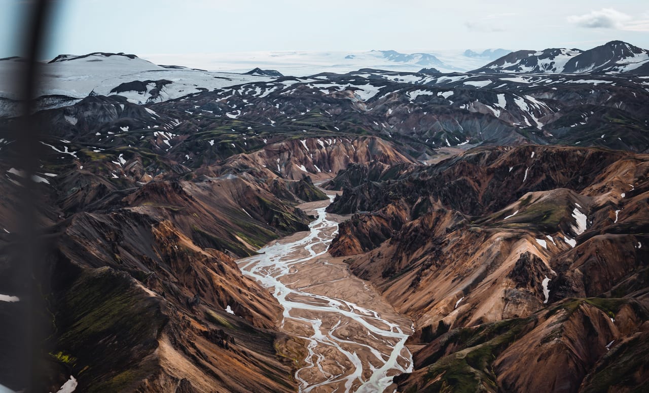 Landmannalaugar Above Airplane Tour 7