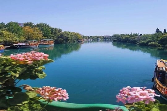 Manavgat Boat Tour with Waterfall and Grand Bazaar from Belek