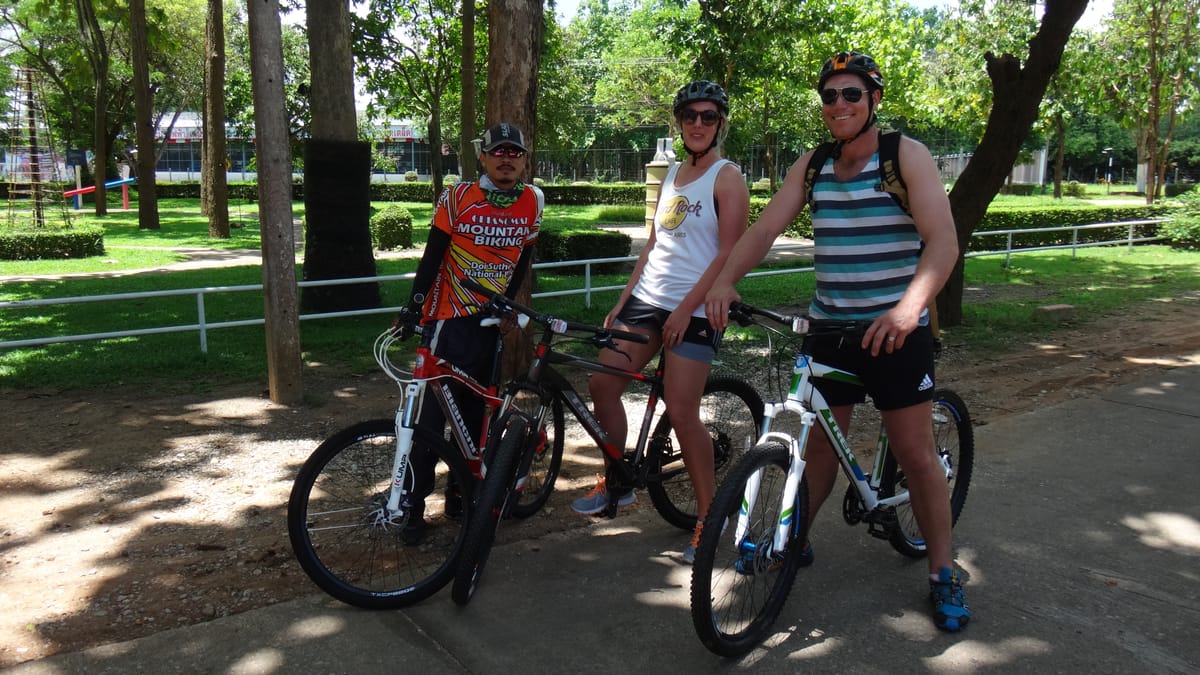 “BIKE 7X” 3-Hour Mae Ngat Valley rice field cycling, from Chiang Mai