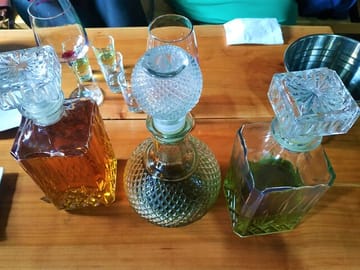 Georgian brandy with various flavors