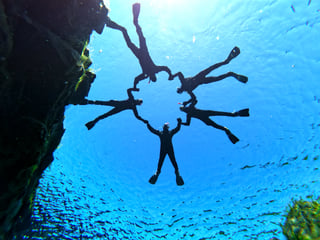 Wetsuit Snorkeling in Silfra - with underwater photos / From Reykjavik , photo 13