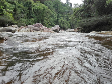 Huacamaillo Waterfall Eco Adventure near Tarapoto, Peru