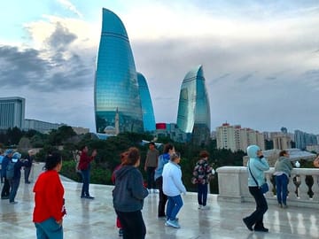 baku city tour-Photo tour- Photograph tour-Modern architecture-Historical streets-Caspian Sea promenade-VLA Travel-Visit Azerbaijan