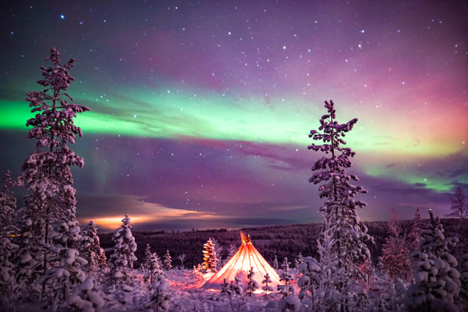 Northern Lights in Rovaniemi