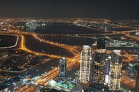 view from burj khalifa