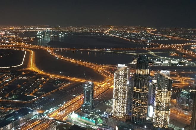 view from burj khalifa