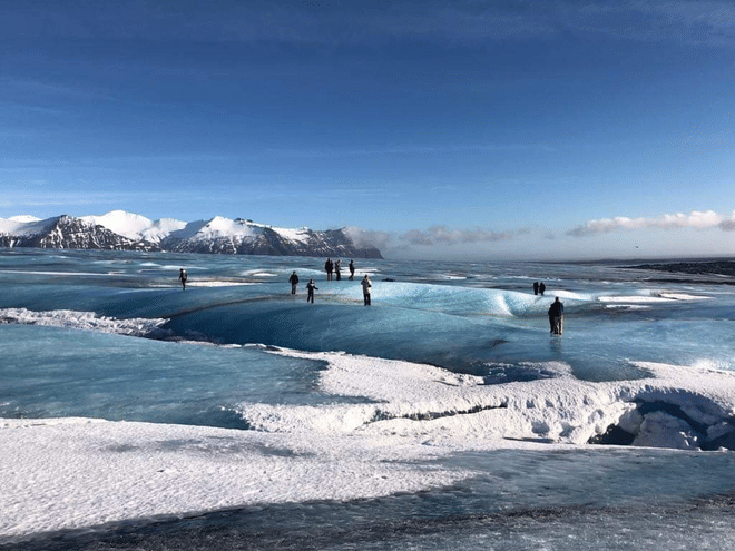 Blue Ice Cave Adventure photo 3
