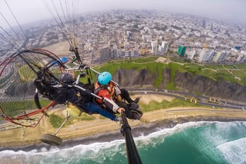 Paramotor Sky Tour Over Lima's Stunning Southern Coast