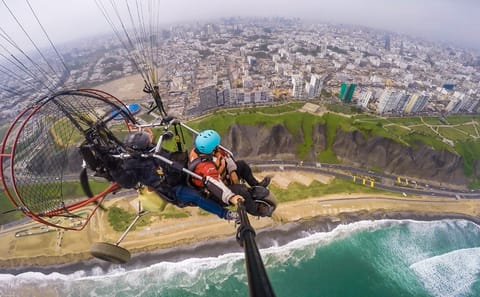 Paramotor Sky Tour Over Lima's Stunning Southern Coast