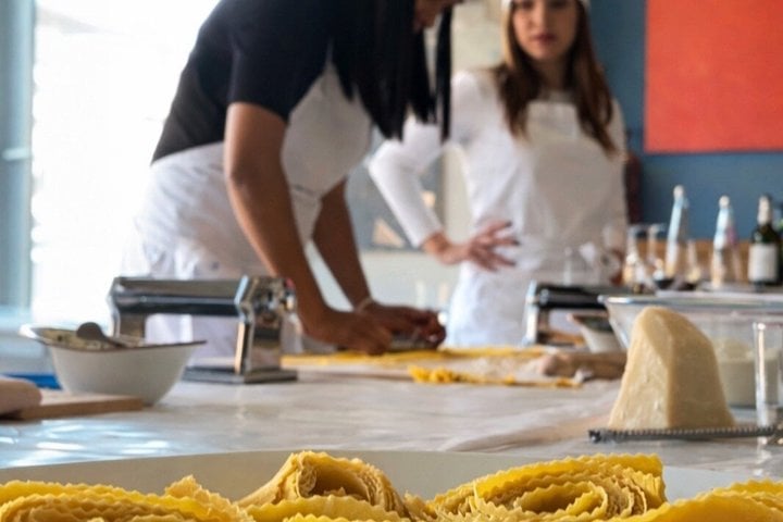 Handmade Pasta and Wine in Florence with Ponte Vecchio View 10