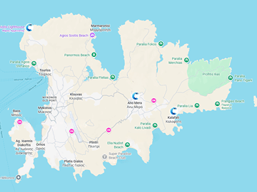 Mykonos Highlights Tour: Explore Ano Mera and Kalafati by Van