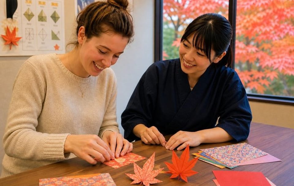 Origami Class in Kyoto with English-Speaking Instructor