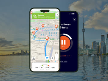 GPS Audioguide App: From the shores of Lake Ontario to the Financial District (Offline).