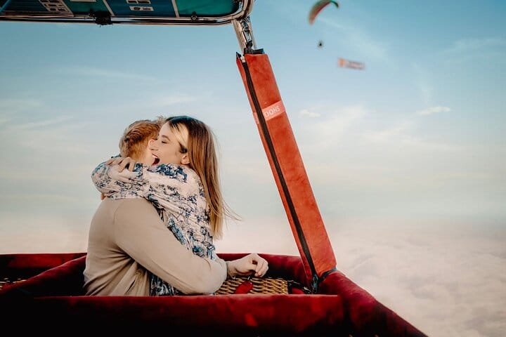 Couple having their moment.