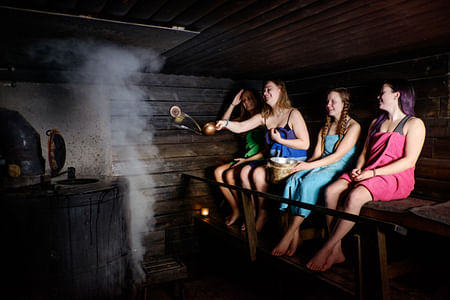 Authentic sauna by the lake and dinner
