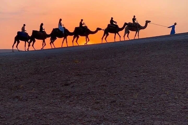 Desert Agafay Camel Ride with Dinner and Sunset