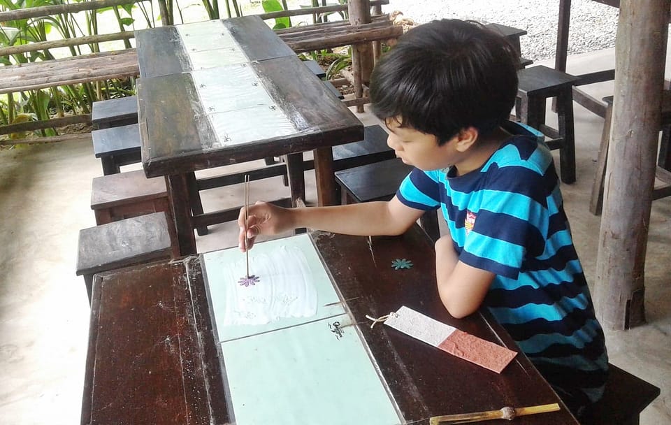 Elephant Poo Poo Paper Park and Sticky Waterfall Tour in Mae Raem