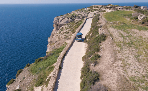 Full-Day Tuk-Tuk Tour of Gozo with Comino Mini Cruise
