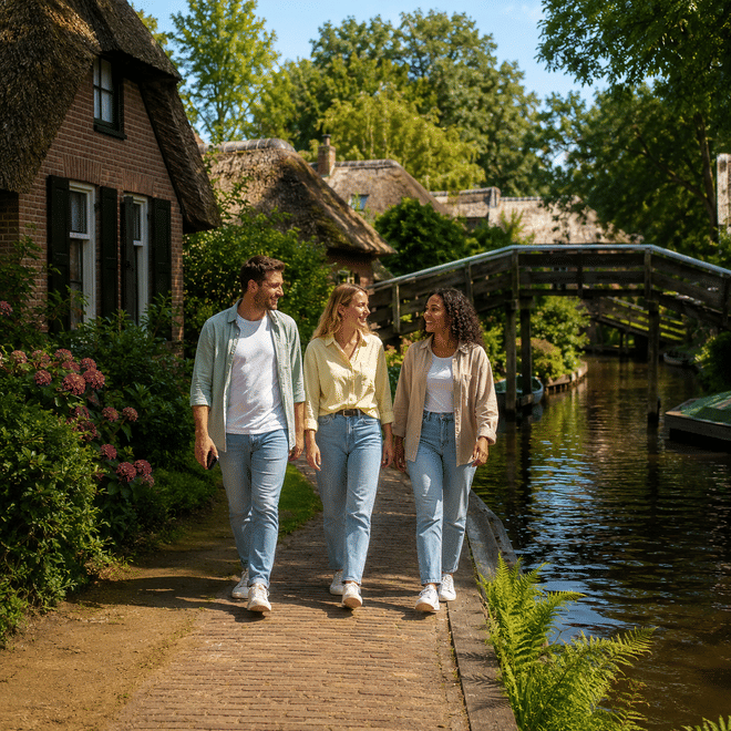 Secrets of Giethoorn Self-Guided Scavenger Hunt & Walking Tour