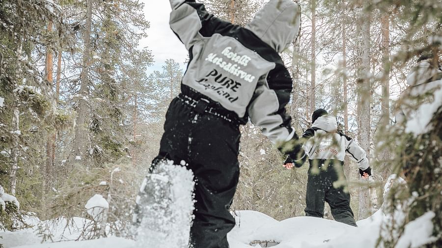 Snowshoeing tour, forest, Pure Lapland, Rovaniemi Lapland