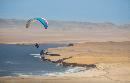 Paragliding Adventure Over Paracas Reserve in Peru