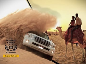 Qatar desert safari camel ride By Falcon Tours Doha-Qatar