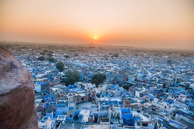 A Top view of Jodhpur City by Mehrangarh Fort
