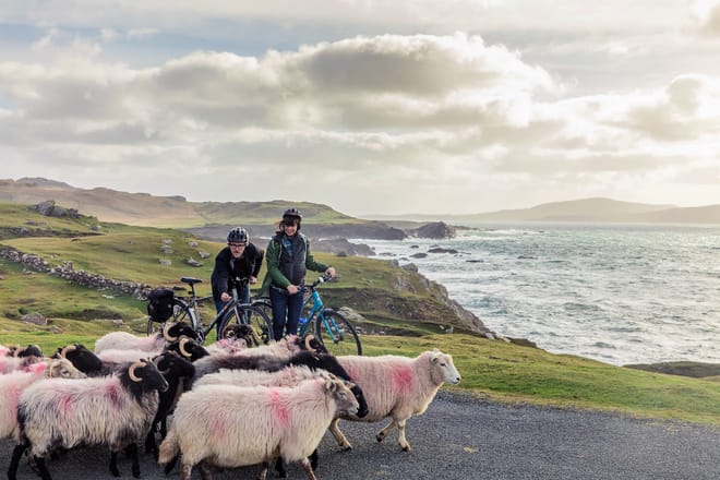 Electric biking from Clifden. Galway. Self guided. 