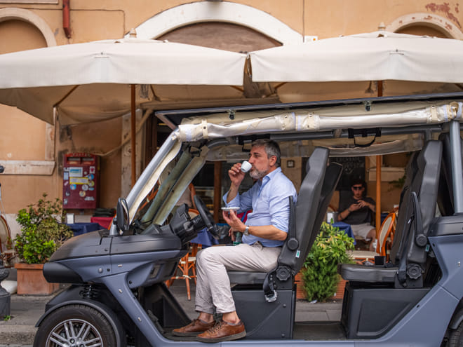 Rome: Underground Catacombs & Private Golf Cart Tour of Rome