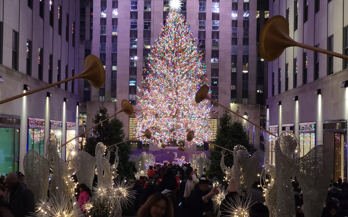 NYC Holiday Walking Tour: 5th Ave & Rockefeller Tree (Spanish)