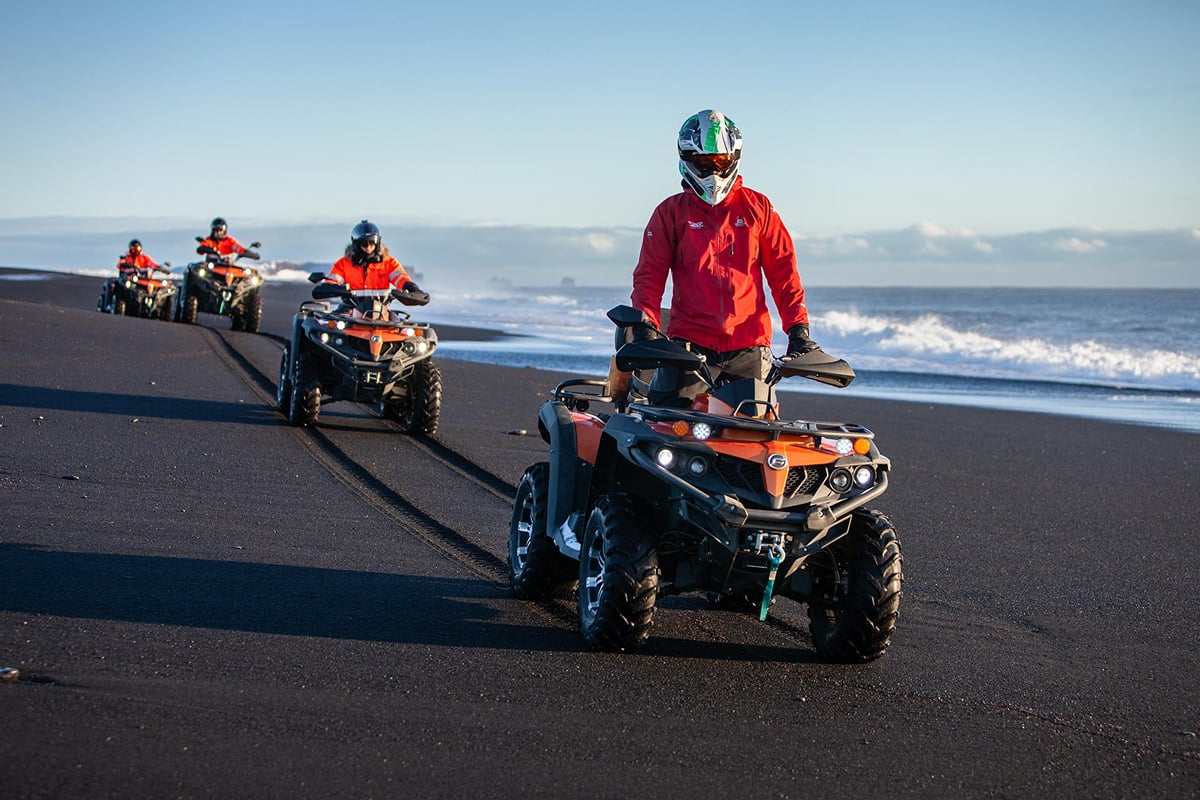 Black Beach ATV & Glacier Lagoon Kayaking, Iceland