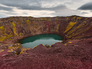 Kerid crater on the Golden Circle